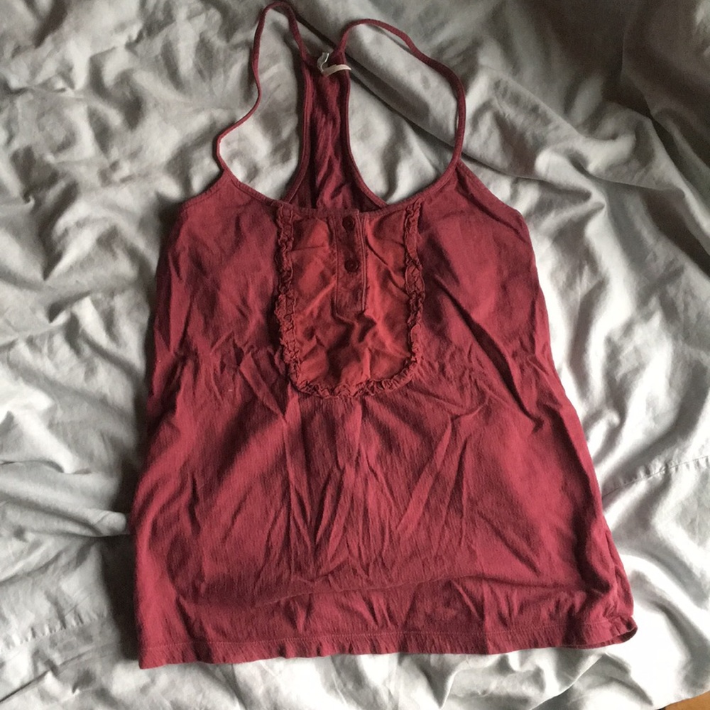 Red tank top